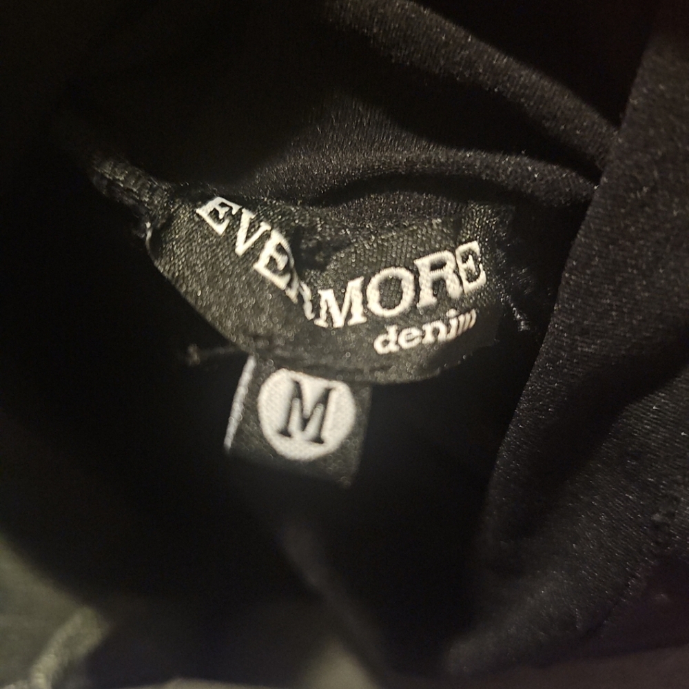 Evermore Denim Maternity Size Medium Black Pull-On Pants Dressy Casual - Picture 6 of 7